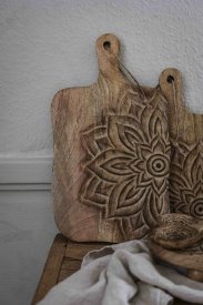 Majas skärbräda Fleur Organic, Hög