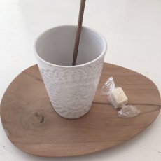 Cafe Latte Sked, Natural Teak