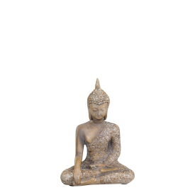 Buddha sittande, Latte, Chic Antique