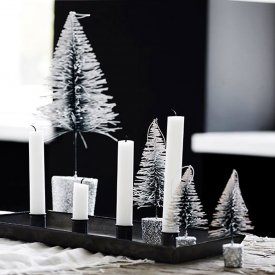 Christmas Tree, Funkytree, Silver glittrig julgran, Tine K Home