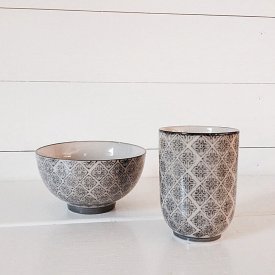 Effie Bowl Print, Skål med fantastisk vacker mönster från PB Home