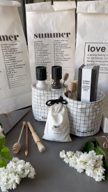 Grafisk förvaringskorg Nicolas Vahé, rutmönster