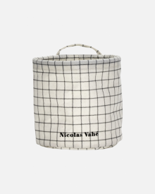 Grafisk förvaringskorg Nicolas Vahé, rutmönster