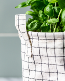 Grafisk förvaringskorg Nicolas Vahé, rutmönster