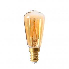 glödlampa Elect LED Filament E14 Edison, 2,5Wgold
