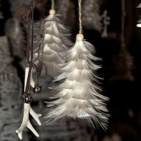fjädergran hänge sicksack, 10 cm