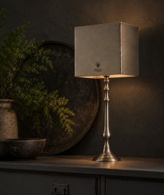 Piga lampskärm stål till lampfot M