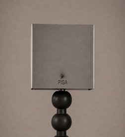 Piga lampskärm stål till lampfot M