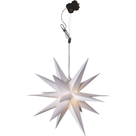 Stjärna 3D, 60 cm, vit