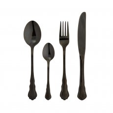 Svarta bestick, rostfritt stål, Stainless steel cutlery, Madam Stoltz