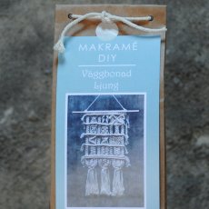 Väggbonad Makramé, Natur Ljung, Frosta Design
