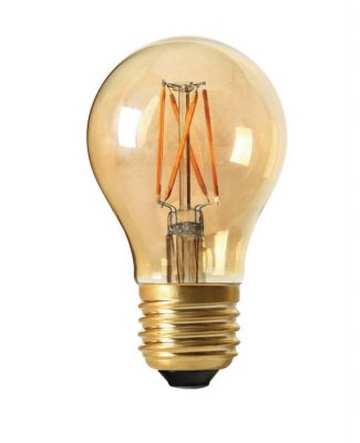 Glödlampa, Elect LED Filament E27 Edison,2,5W gold.