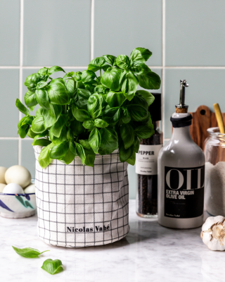 Grafisk förvaringskorg Nicolas Vahé, rutmönster