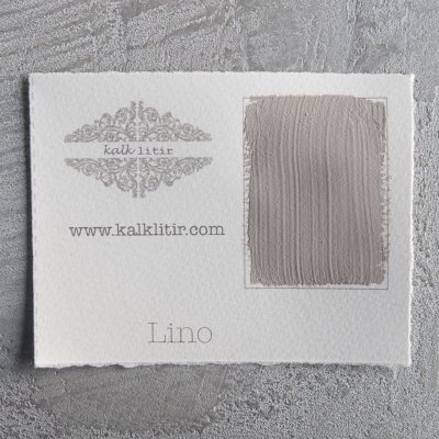 Kalklitir, kalkfärg, färgprov Lino
