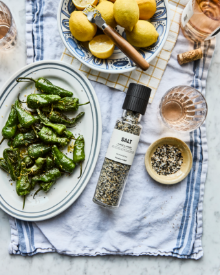 Saltkvarn, Havssalt vitlök och ingefära, svart sesam, Nicolas Vahé