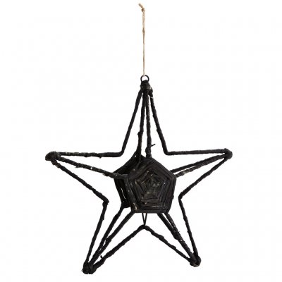 Star Ornament, Jute, Large, Madam Stoltz