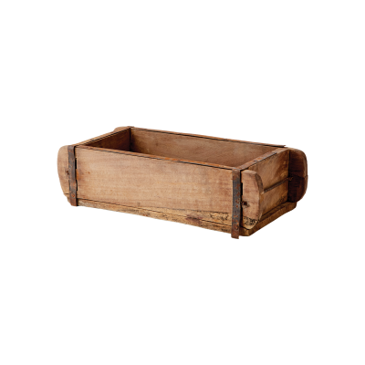 Vintage trälåda, tegelstensform, Natur, Affari